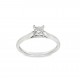 Pre Owned Platinum Princess Cut Diamond Ring ZB591
